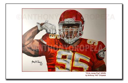 PRE-ORDER: "Chris Jones - Flex" 24x36 - 1st Run (15 Numbered)