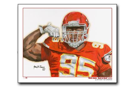 PRE-ORDER: "Chris Jones - Flex" 8x10 - 1st Run (15 Numbered)