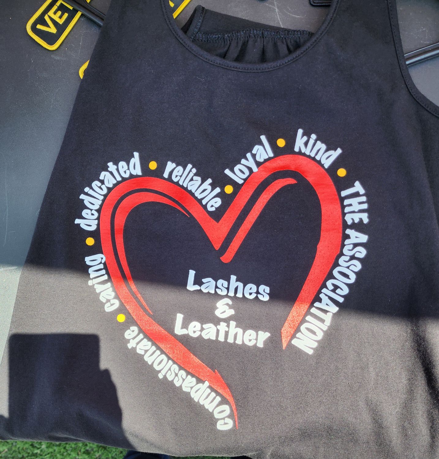 Ladies - Lashes &amp; Leather Tank Small