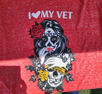Ladies - I ❤ My Vet SS Red 3XL