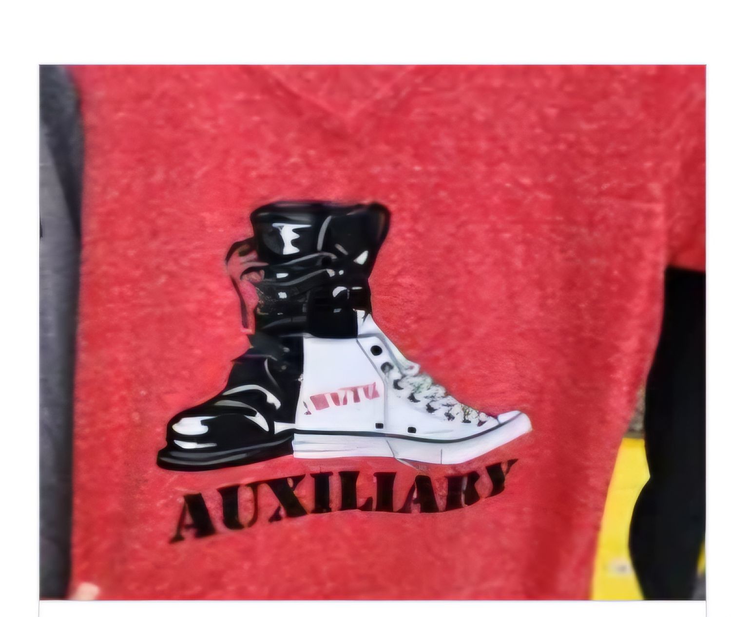 AUX - Boots &amp; Chucks (NEW DESIGN) SS Red 3XL