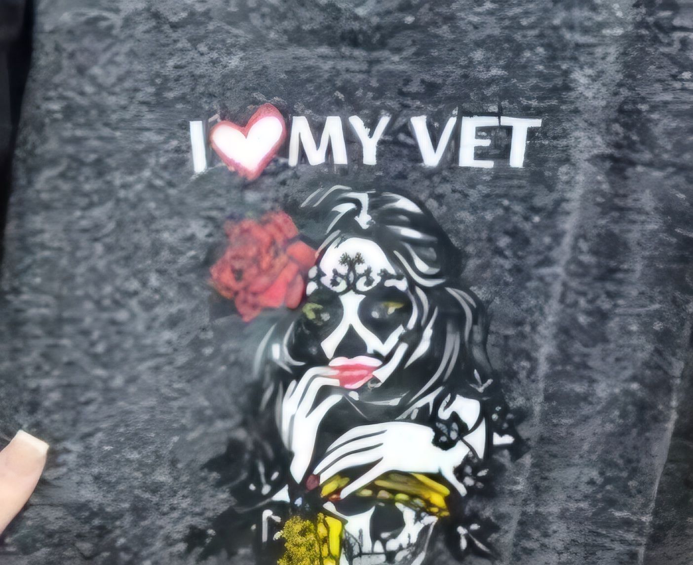 Ladies - I ❤ My Vet SS Black 3XL