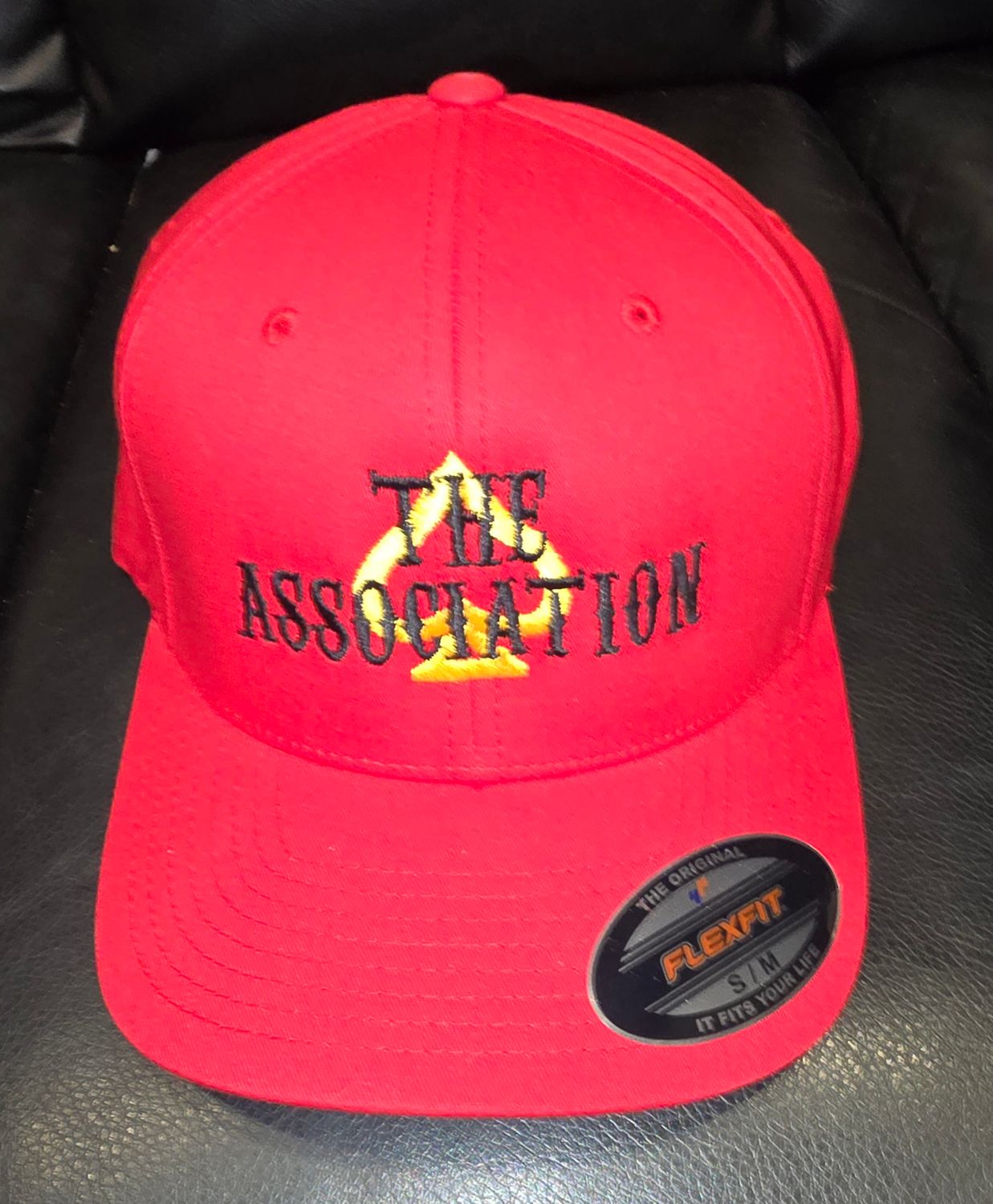 Hat w/ Road Name - New The Assoc Red L/XL