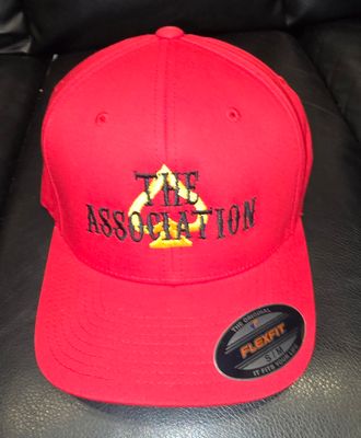 Hat w/ Road Name - New The Assoc Red L/XL