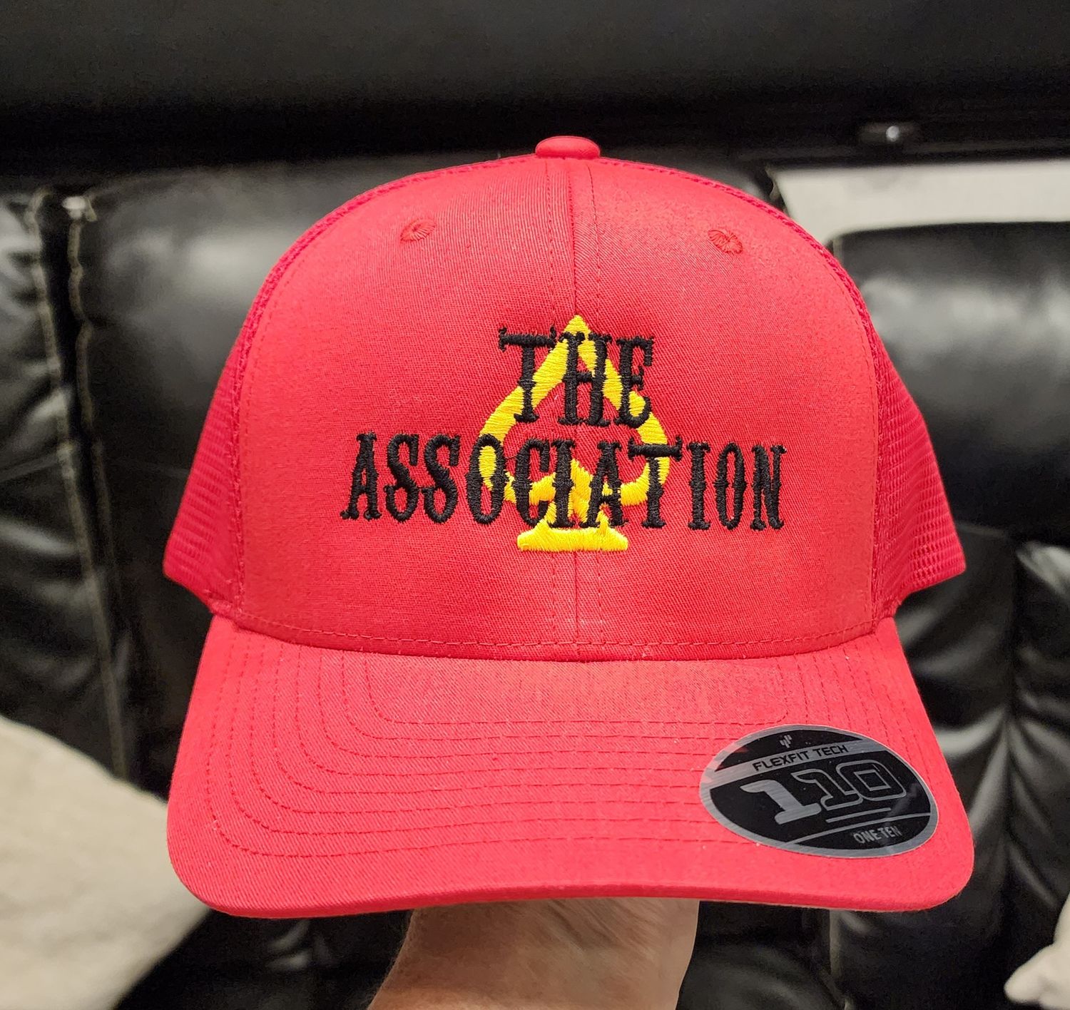 Hat w/ Road Name- New The Assoc Red Snapback