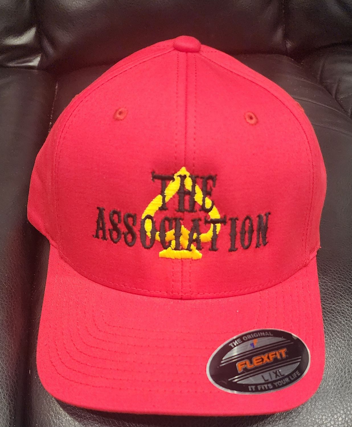 Hat w/ Road Namet- New The Assoc Red S/M