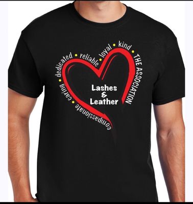 Ladies - Lashes &amp; Leather SS Black 4XL