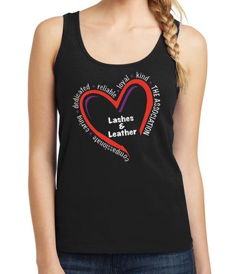 Ladies - Lashes &amp; Leather Tank 3XL