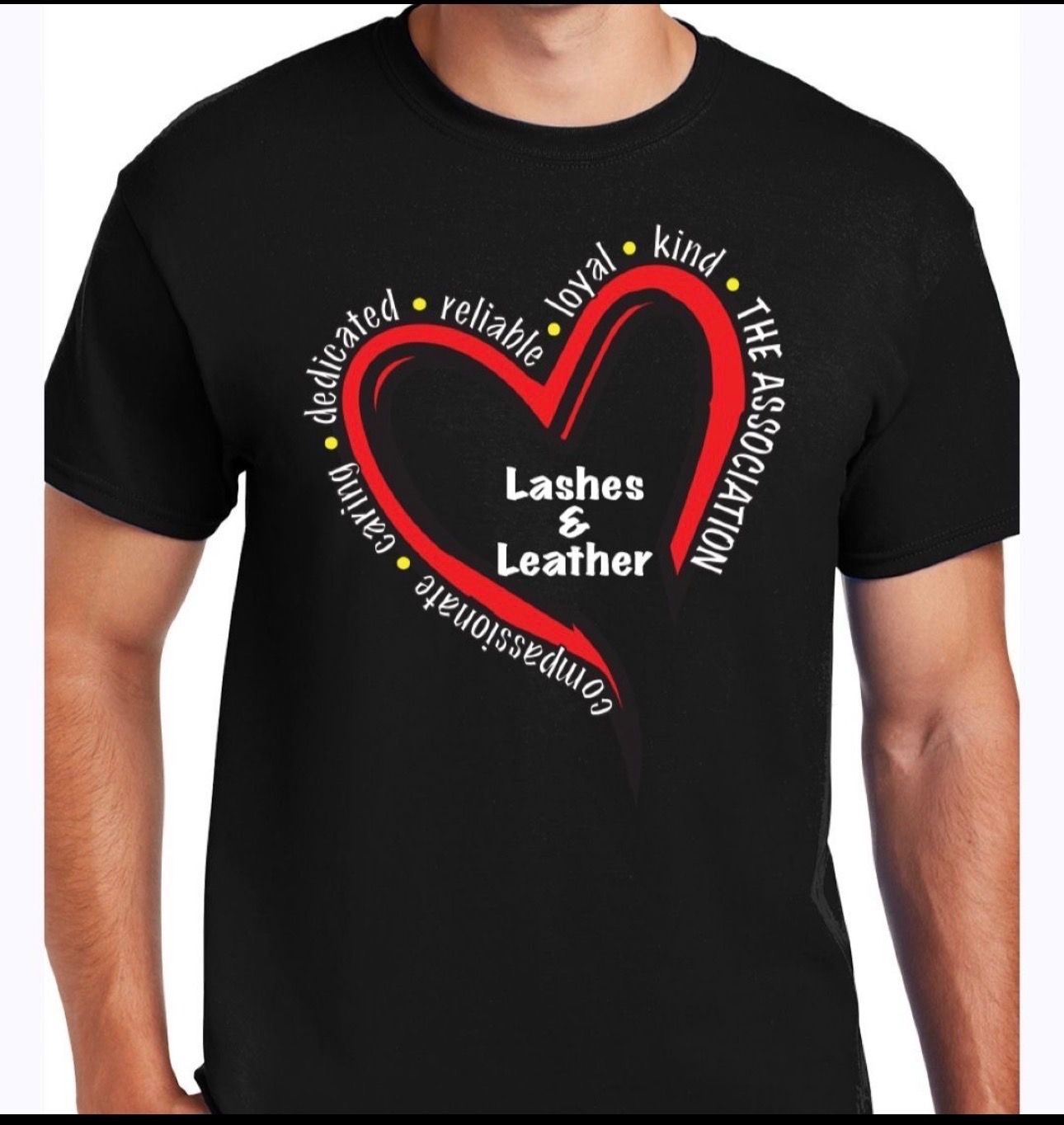 Ladies - Lashes &amp; Leather SS Black 2XL