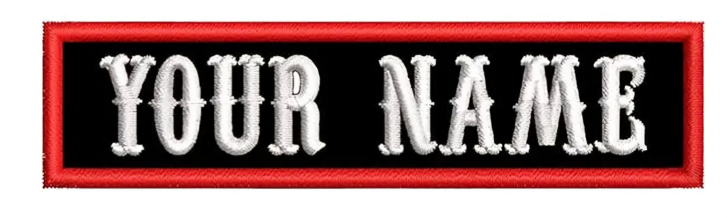 Embroidery Road Name