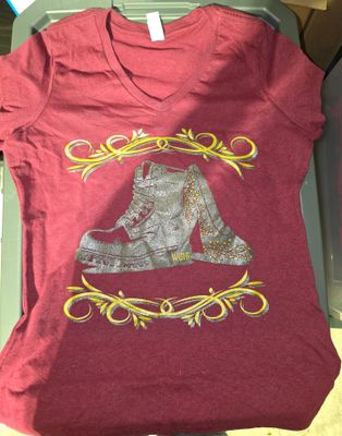 Aux V Neck Boot &amp; Heel SS 3XL