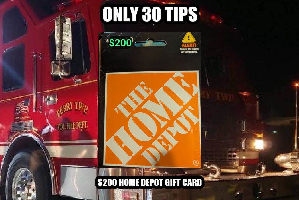 $200 HOME DEPOT GIFT CARD