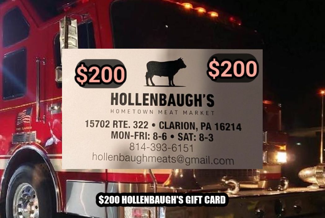 $200 HOLLENBAUSH'S MEAT MARKET GIFT CARD