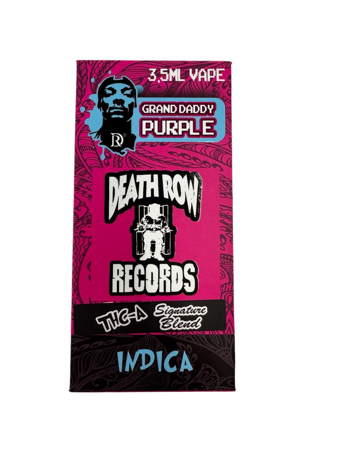 Death Row Disposable 3.5 G, Flavor: Grandaddy Purple (Indica)