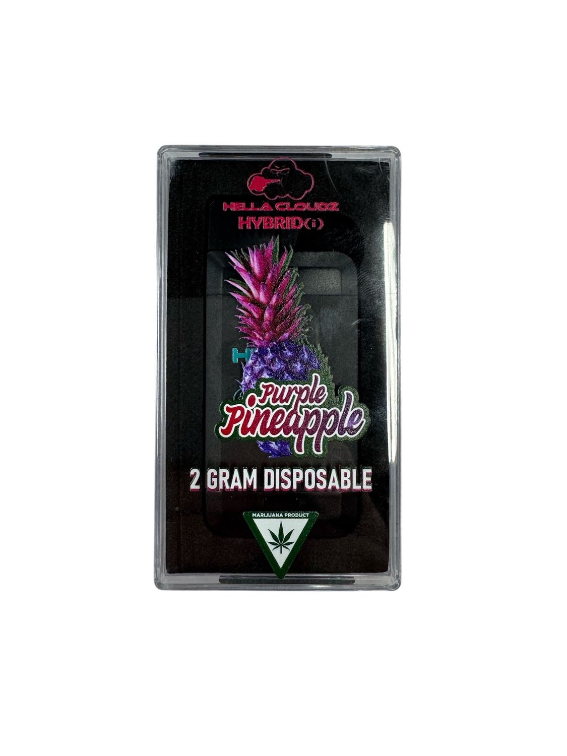 Hella Cloudz Disposable, Flavor: Purple Pineapple
