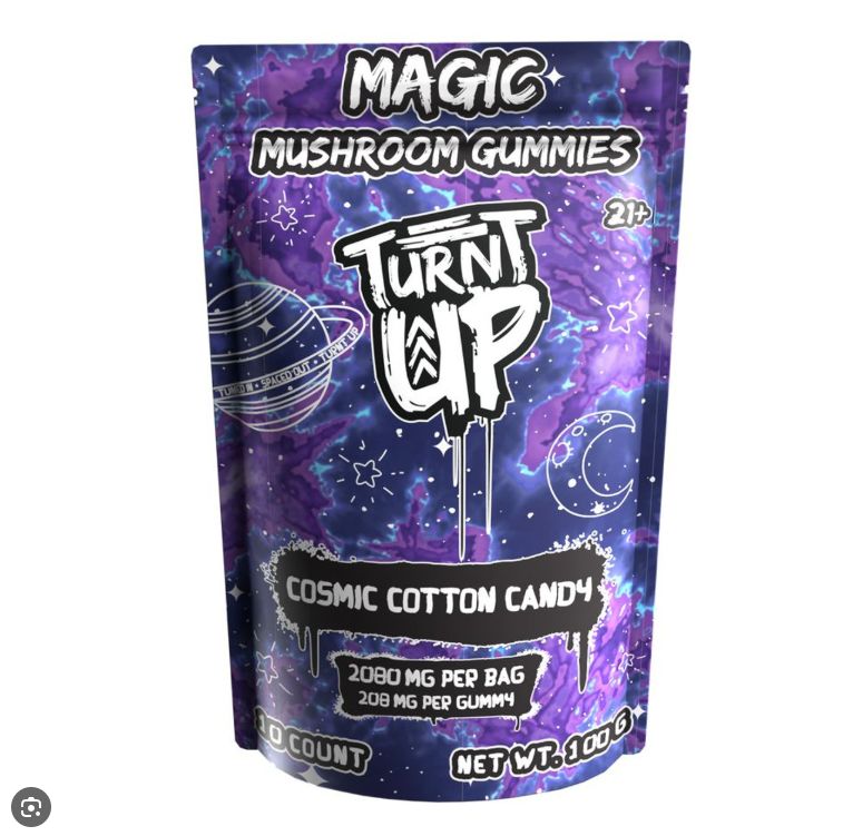 Turnt Up Magic Gummies, Flavor: Cosmic Cotton Candy
