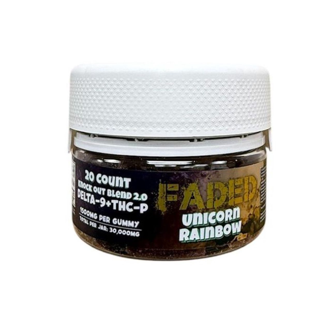 Faded Knock Out Blend 2.0 Gummies 20000mg