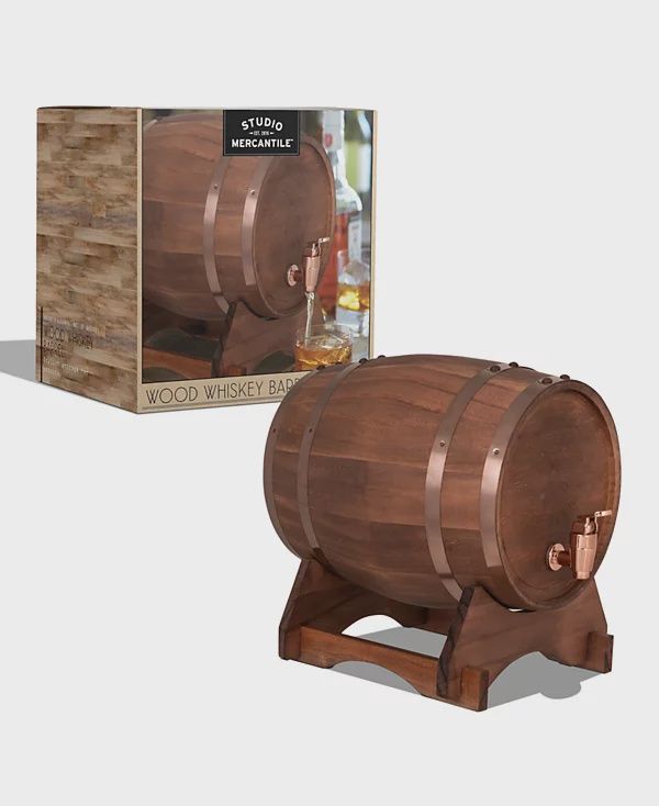 WOOD WHISKEY BARREL