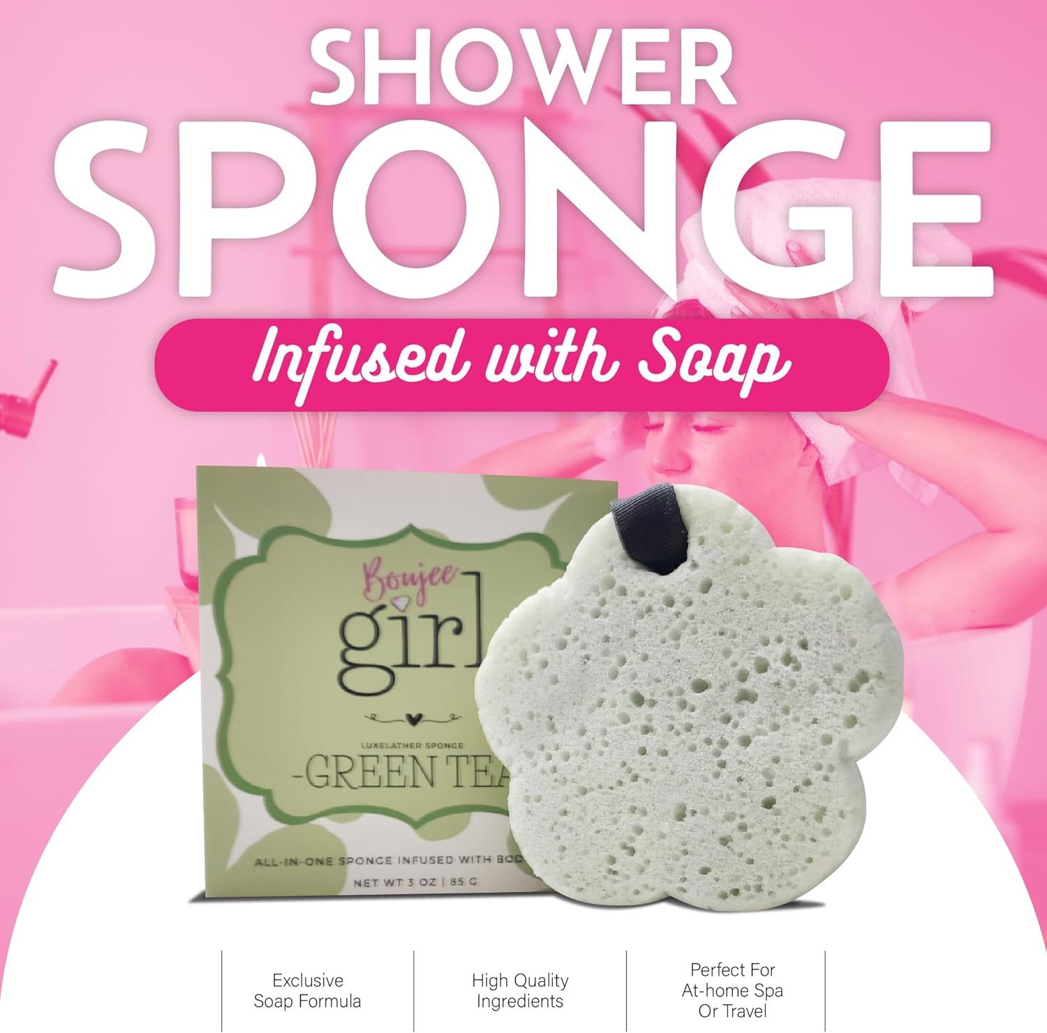 Green Tea infused Sponge