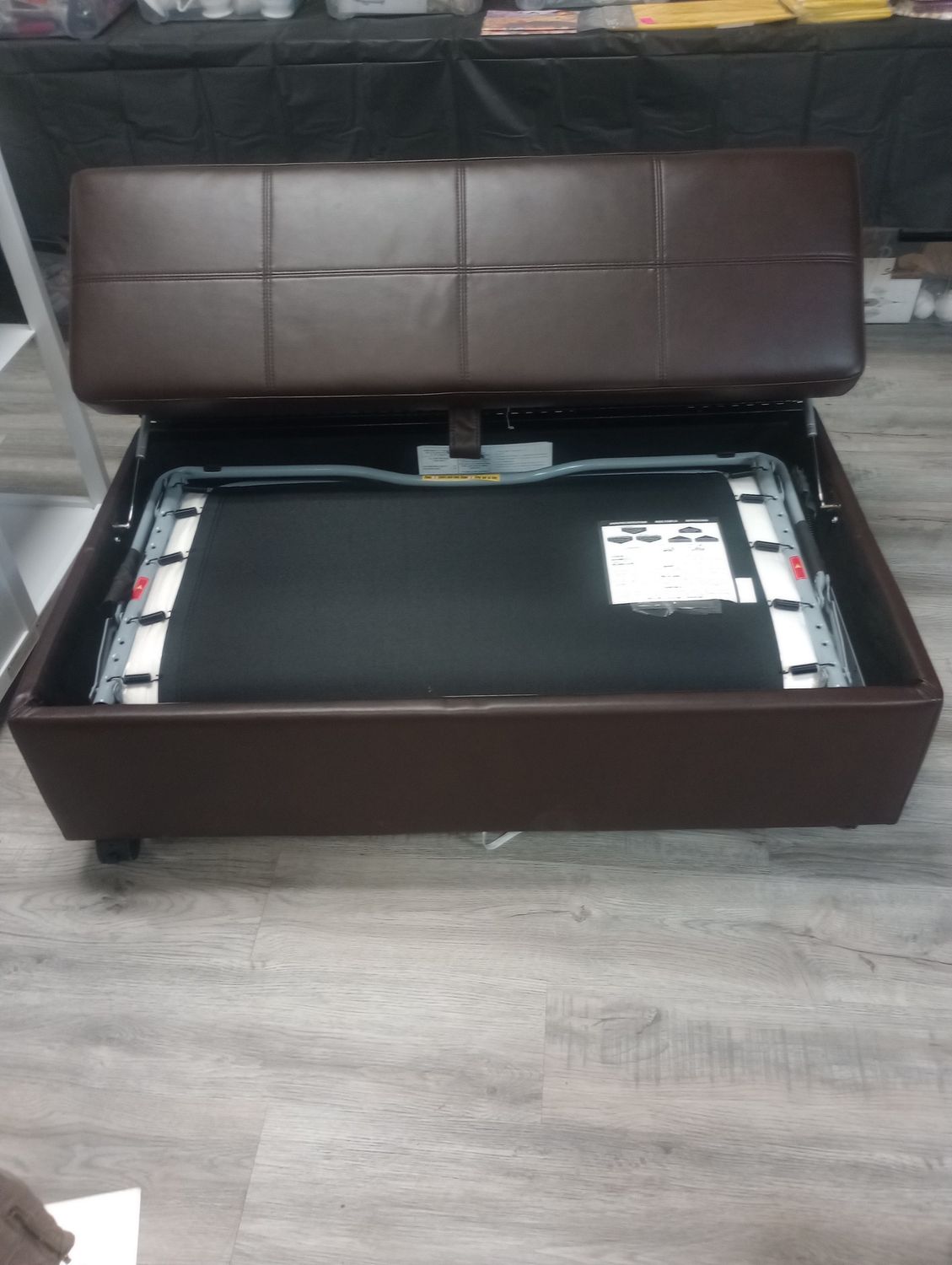 Ottoman sleeper bed