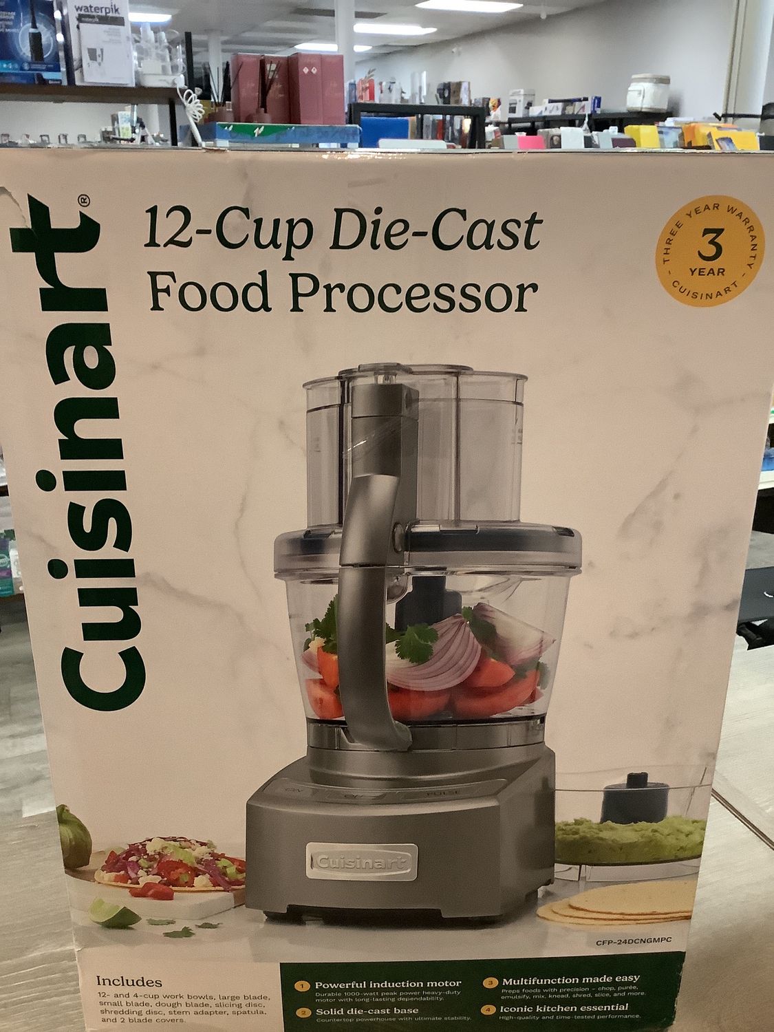 Cuisinart 12 Cupn die-cast food processor