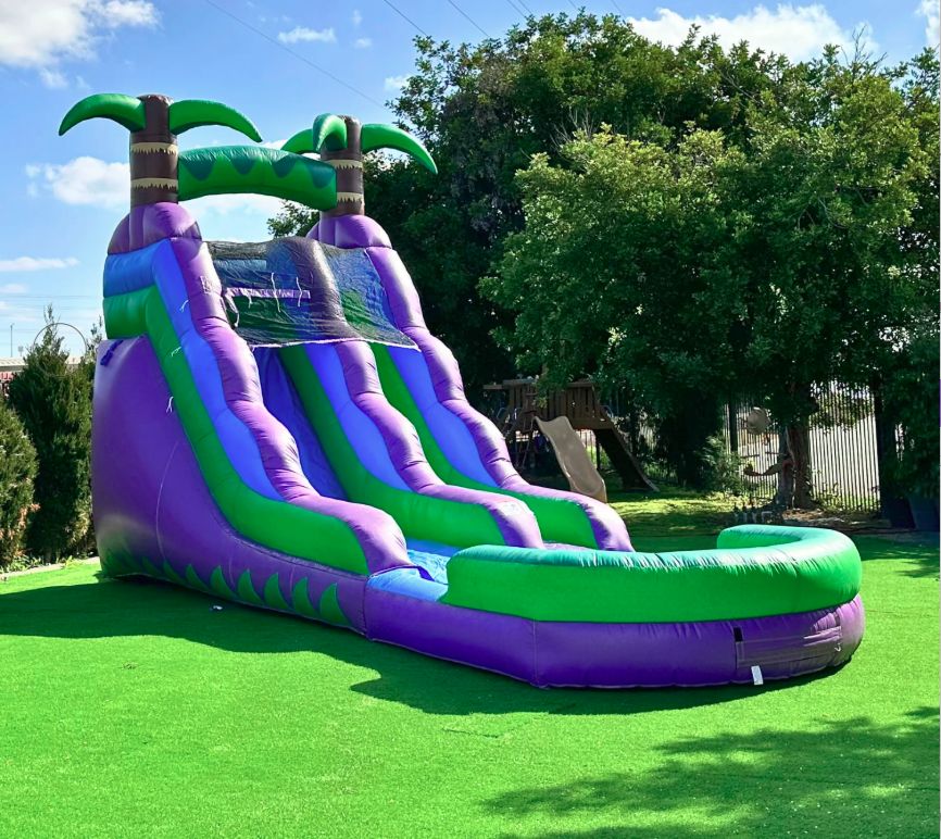 WATERSLIDE WITH ATTACHED POOL 1 DAY RENTAL