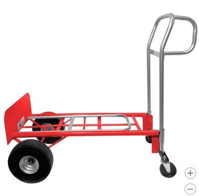 Milwaukee 3-in-1 Foldable Hand Truck, Red