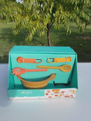 Kids Cooking Pasta Play Set Pillowfort Pretend Kitchen Kit Bowls Spoons Recipes