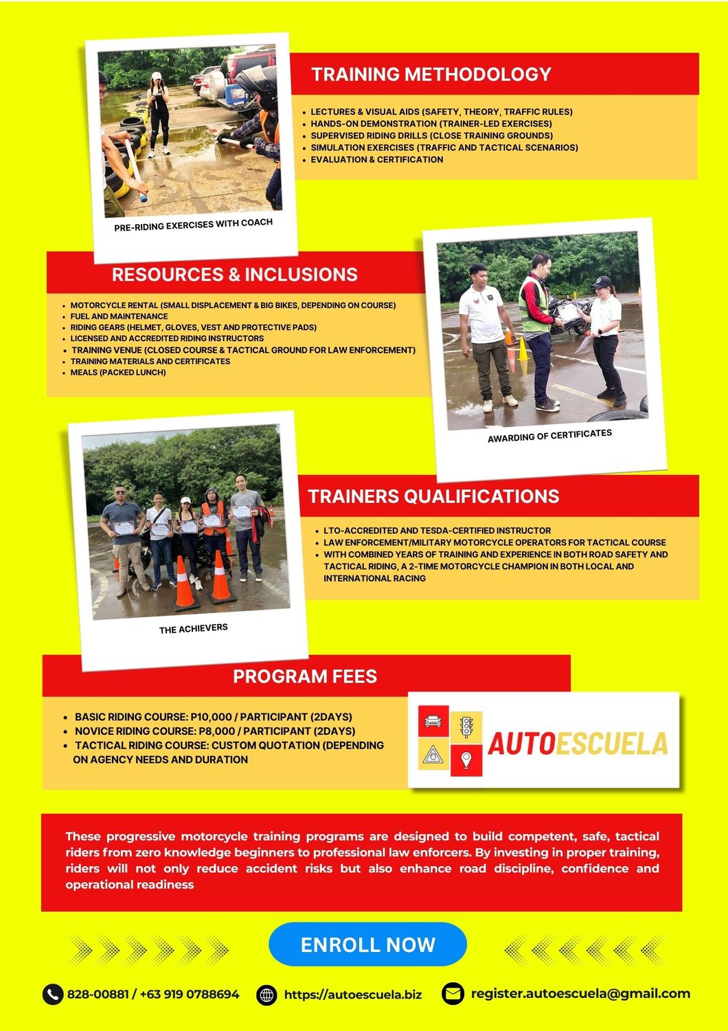 Big Bike Training for Beginners and Professionals