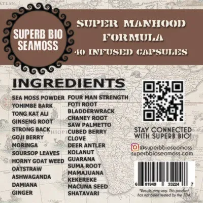 Super Manhood Formula Capsules