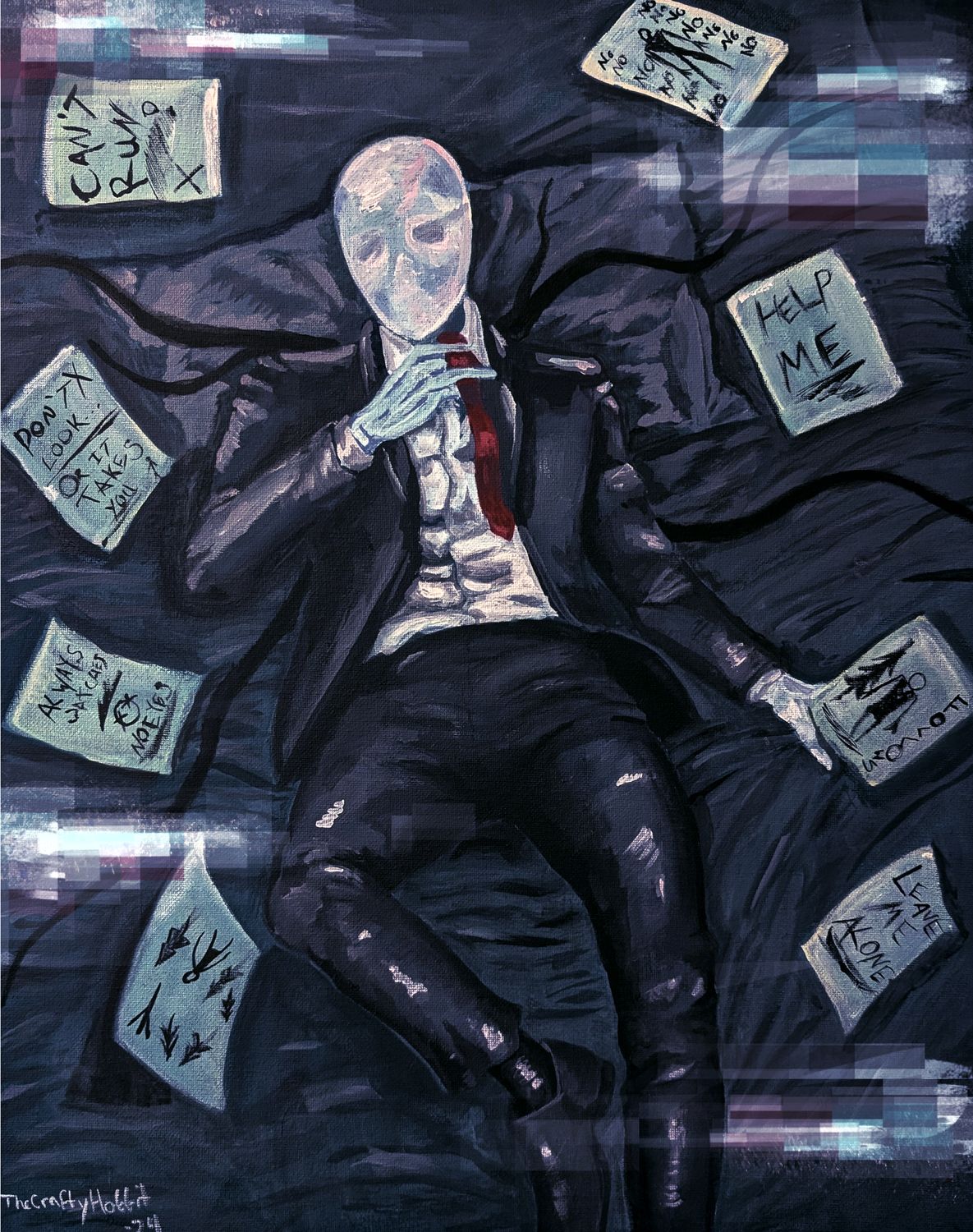 Slenderman Pinup