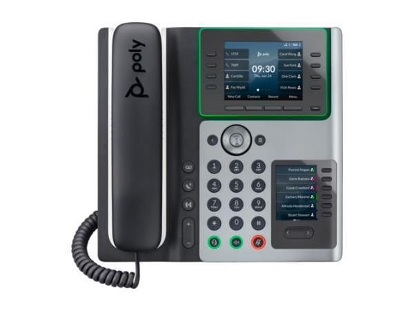Poly Edge E400 IP Phone and PoE-enabled Poly Edge E400 IP Phone and PoE-enabled
