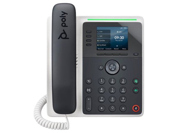 Poly Edge E220 IP Phone and PoE-enabled Poly Edge E220 IP Phone and PoE-enabled