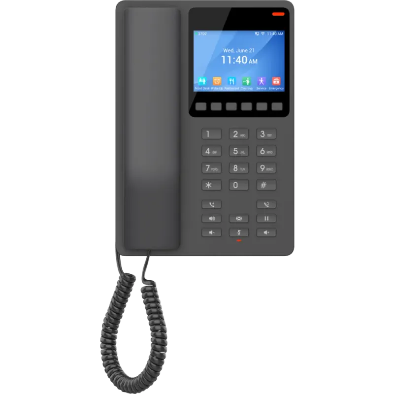 Grandstream GHP631W Compact Hotel Phone with Color LED Grandstream GHP631W Compact Hotel Phone with Color LED