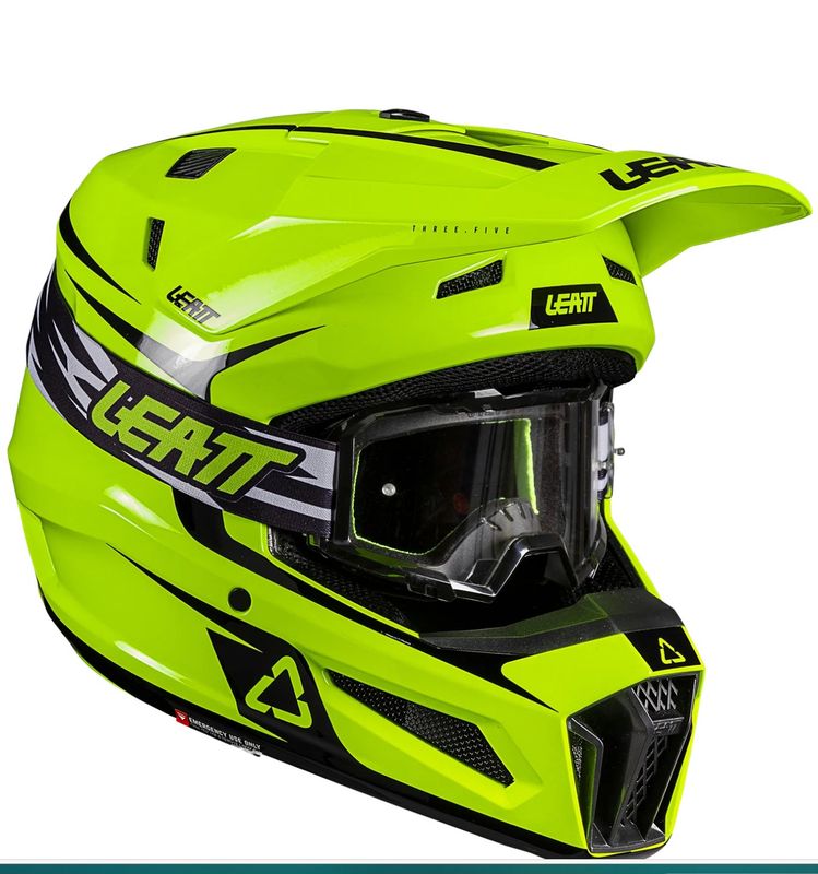Helmet Kit Moto 3.5 #L 59-60cm Neon Yellow V26
