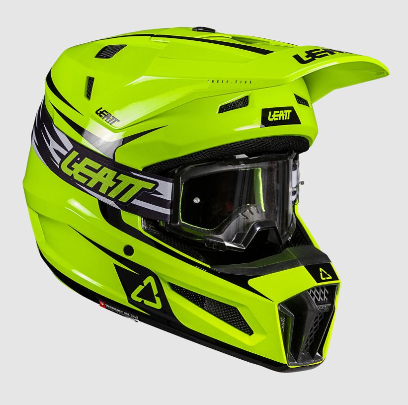 Helmet Kit Moto 3.5 #XL 61-62cm Neon Yellow V26