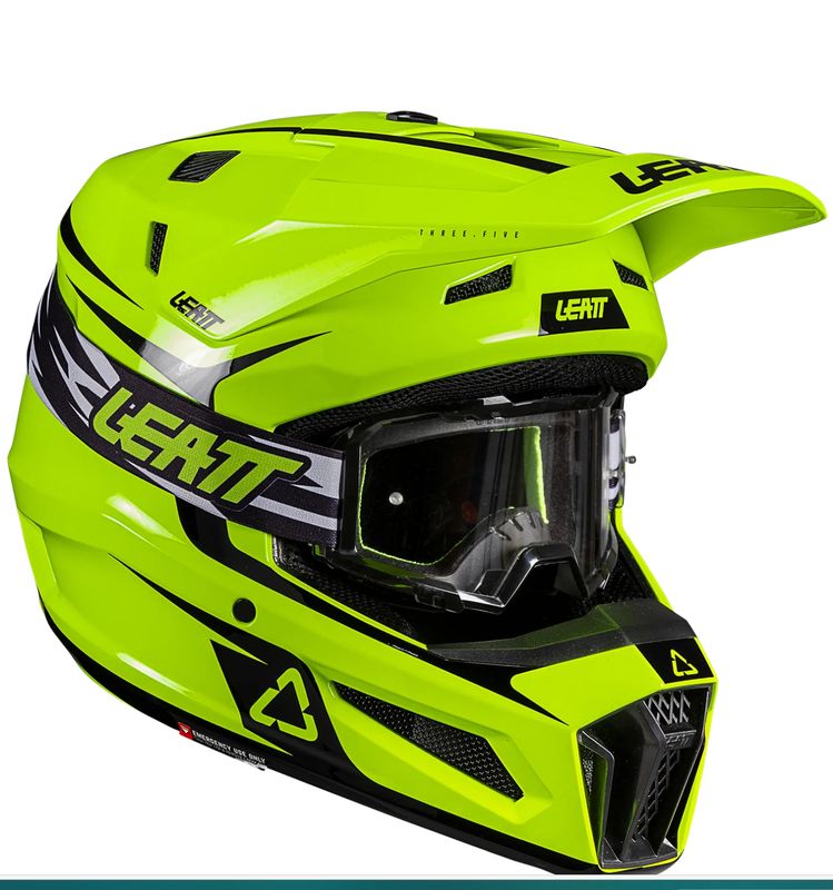 Helmet Kit Moto 3.5 #M 57-58cm Neon Yellow V26