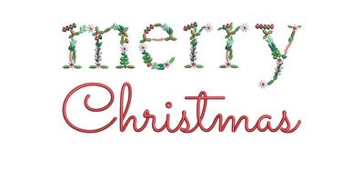 Merry Christmas Embroidered Shirt