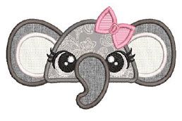 Girl Elephant Hooded Towel