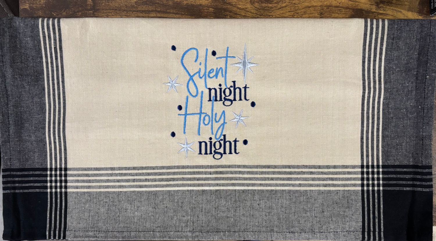 Silent Night Holy Night Towel