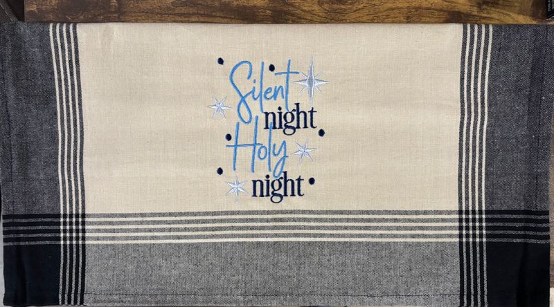 Silent Night Holy Night Towel