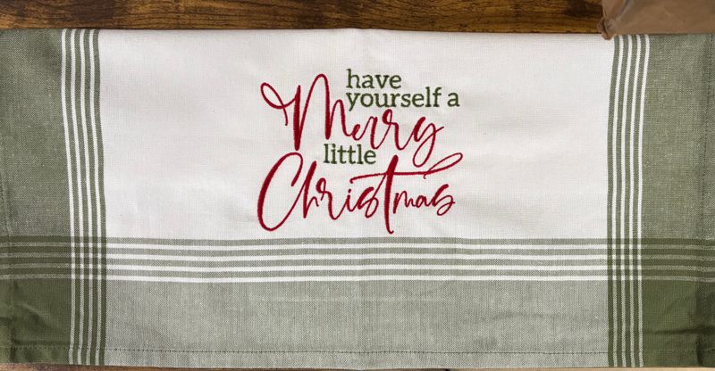 Have Yourself a Merry Little Christmas Towel