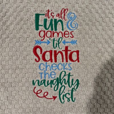 It&#39;s All Fun and Games Towel
