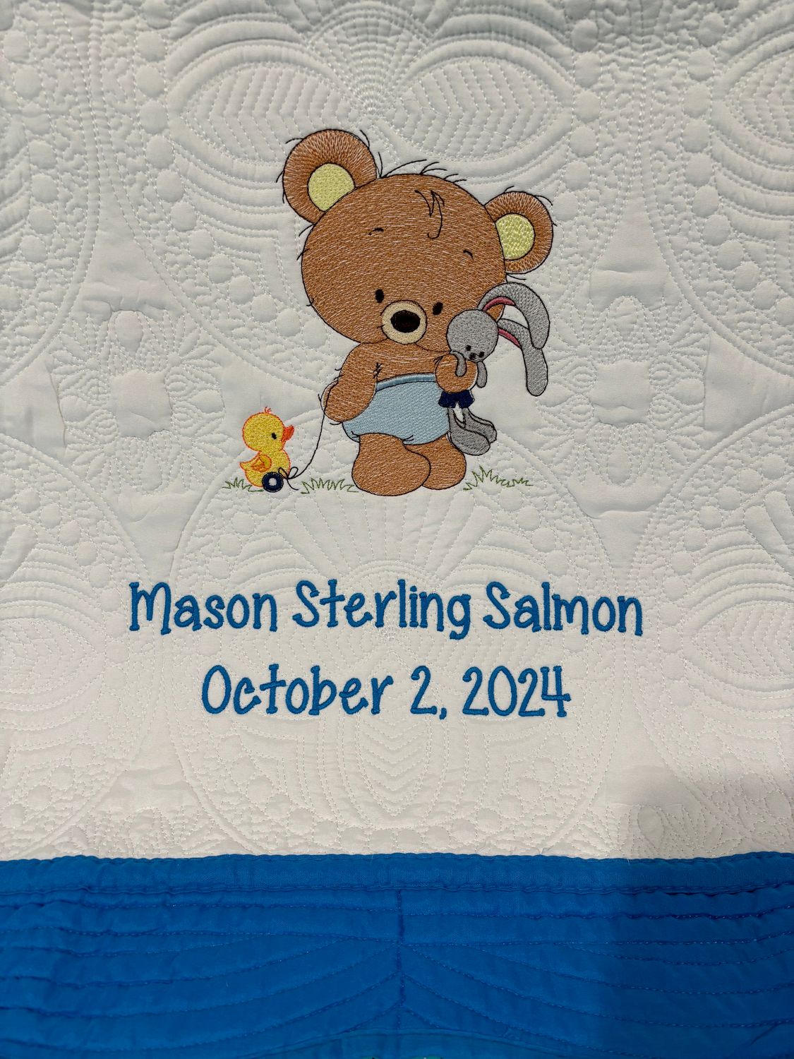 Custom Heirloom Baby Quilt