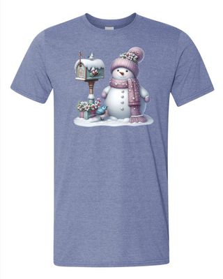 Pink Snowman Shirt