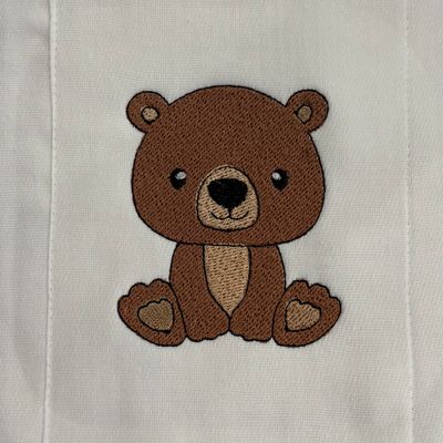 Bear Burp Cloth