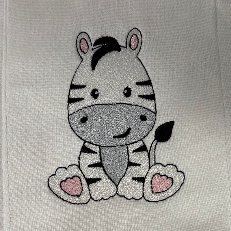 Zebra Burp Cloth