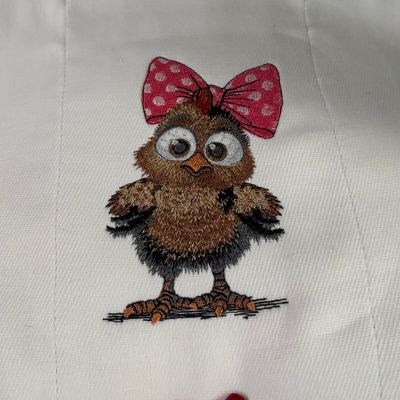 Silly Chicken Burp Cloth