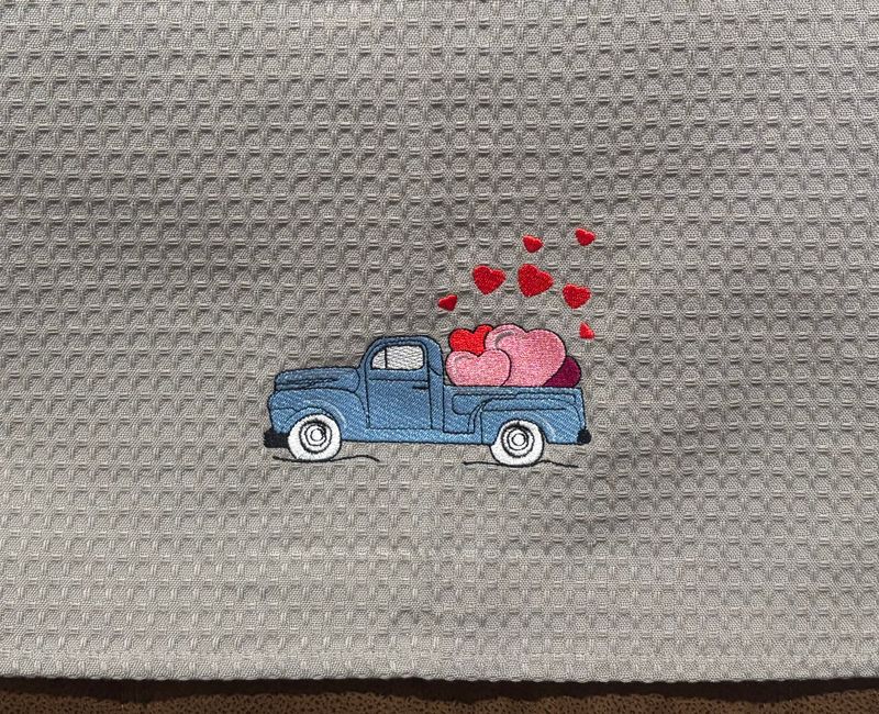 Blue Truck Towel
