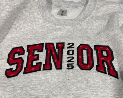 Senior 2025 Applique Shirt